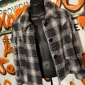 Investment Petit Black & White Blazer.